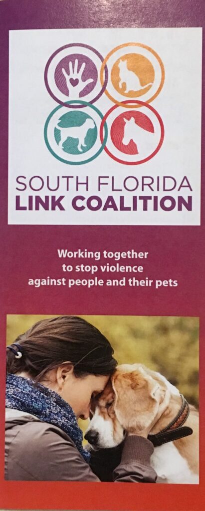South Florida Link Coalition Providing Services for Victims AND THEIR PETS!